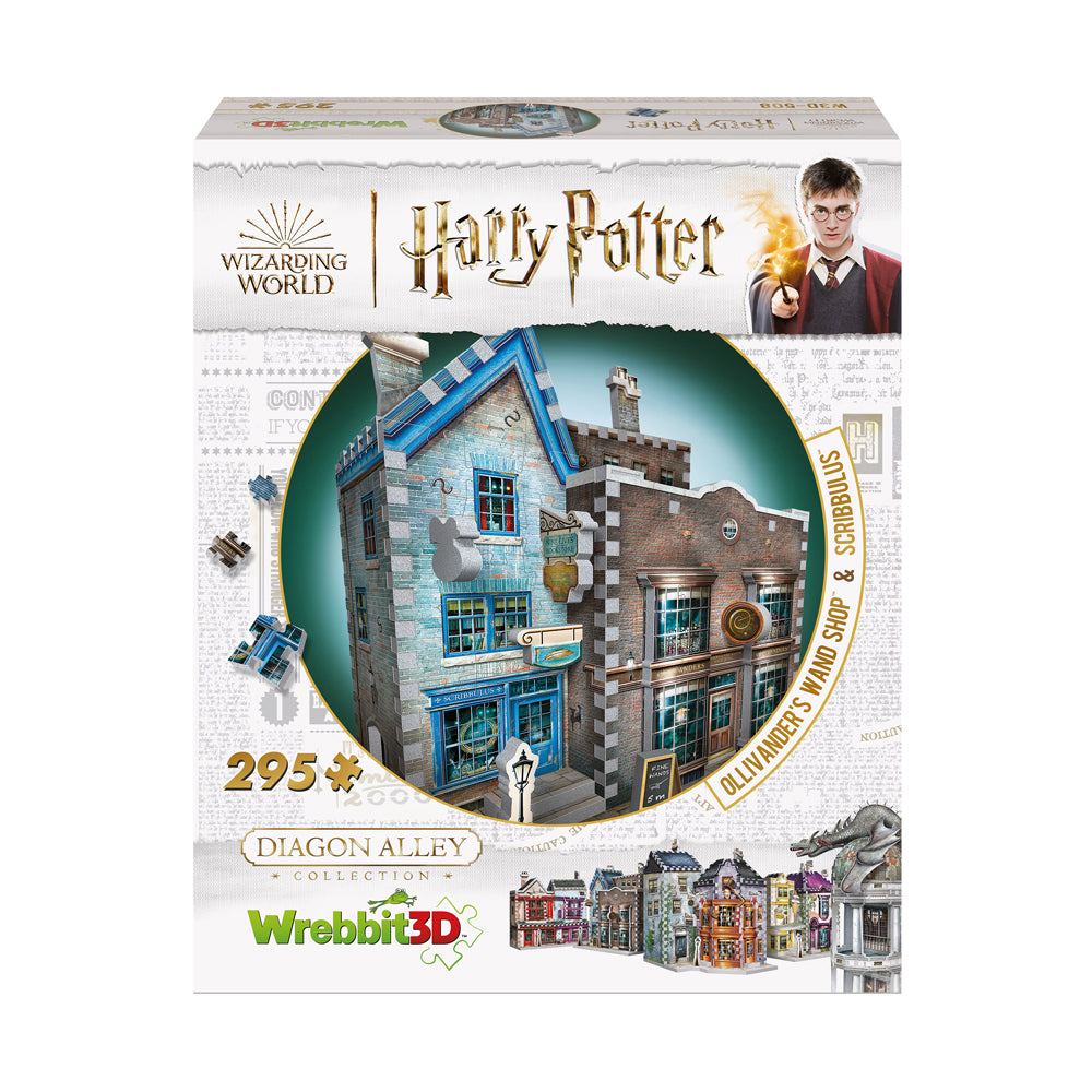 Alternative view of Harry Potter Diagon Alley Collection - Ollivander's & Scribbulus 3D Puzzle, 295 Pieces
