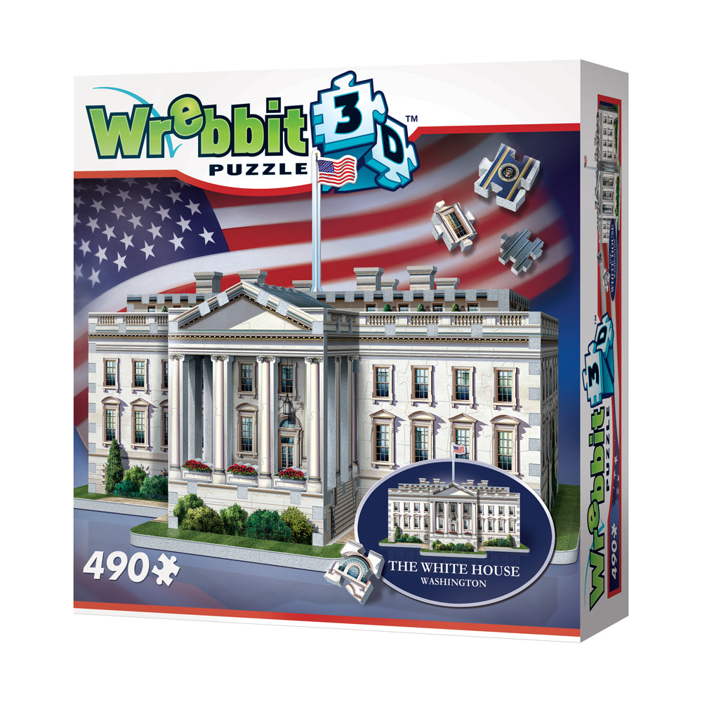Alternative view of Wrebbit The White House 3D Foam Puzzle - 490 pc