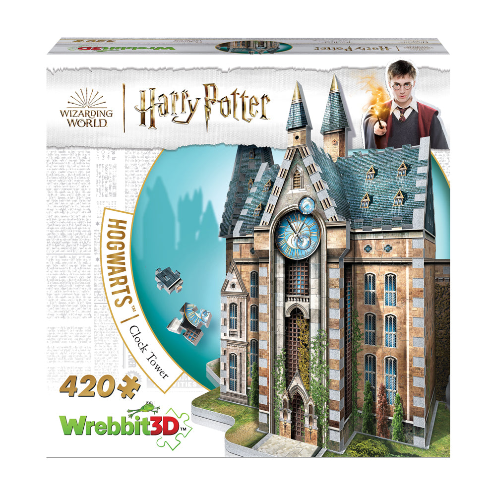 Alternative view of Wrebbit Harry Potter Hogwarts Clock Tower 3D Puzzle - 420 Pieces