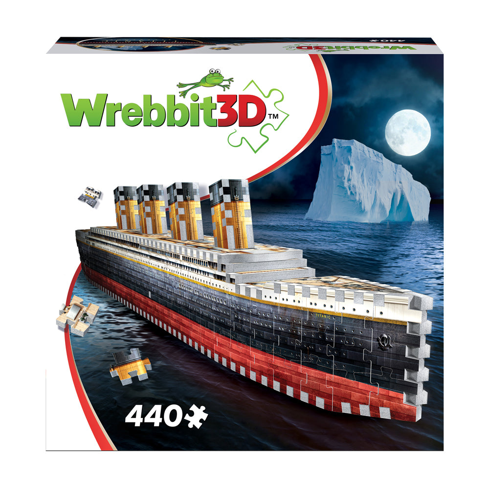 Alternative view of Wrebbit Titanic Historical 3D Jigsaw Puzzle - 440 pc