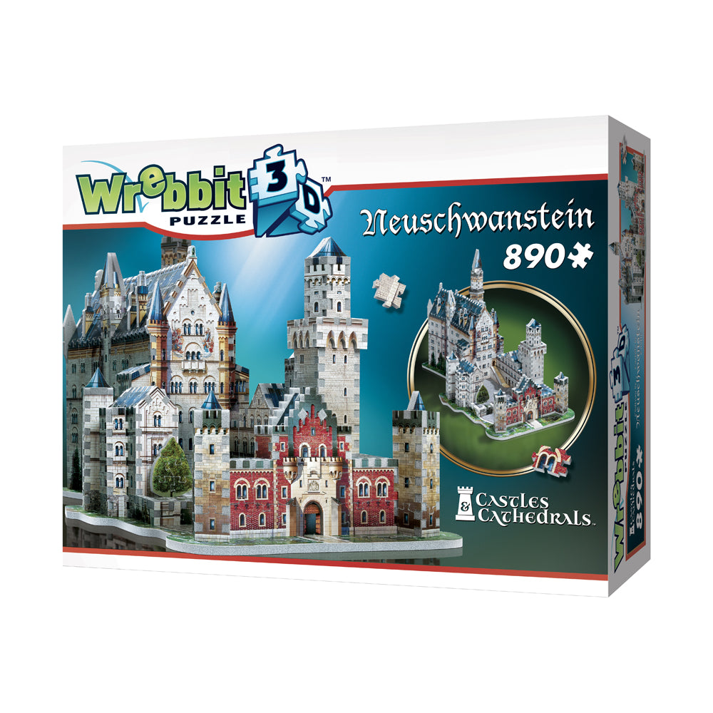 Alternative view of Wrebbit 3D Neuschwanstein Castle Foam Puzzle - 890 pcs