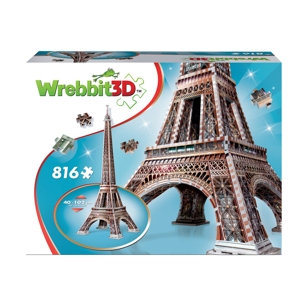 Alternative view of Wrebbit Eiffel Tower 3D Foam Puzzle - 816 pc