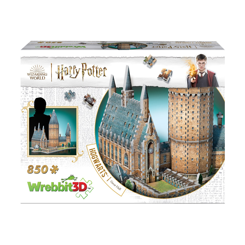 Alternative view of Wrebbit Harry Potter Hogwarts Great Hall 3D Puzzle - 850 Pieces