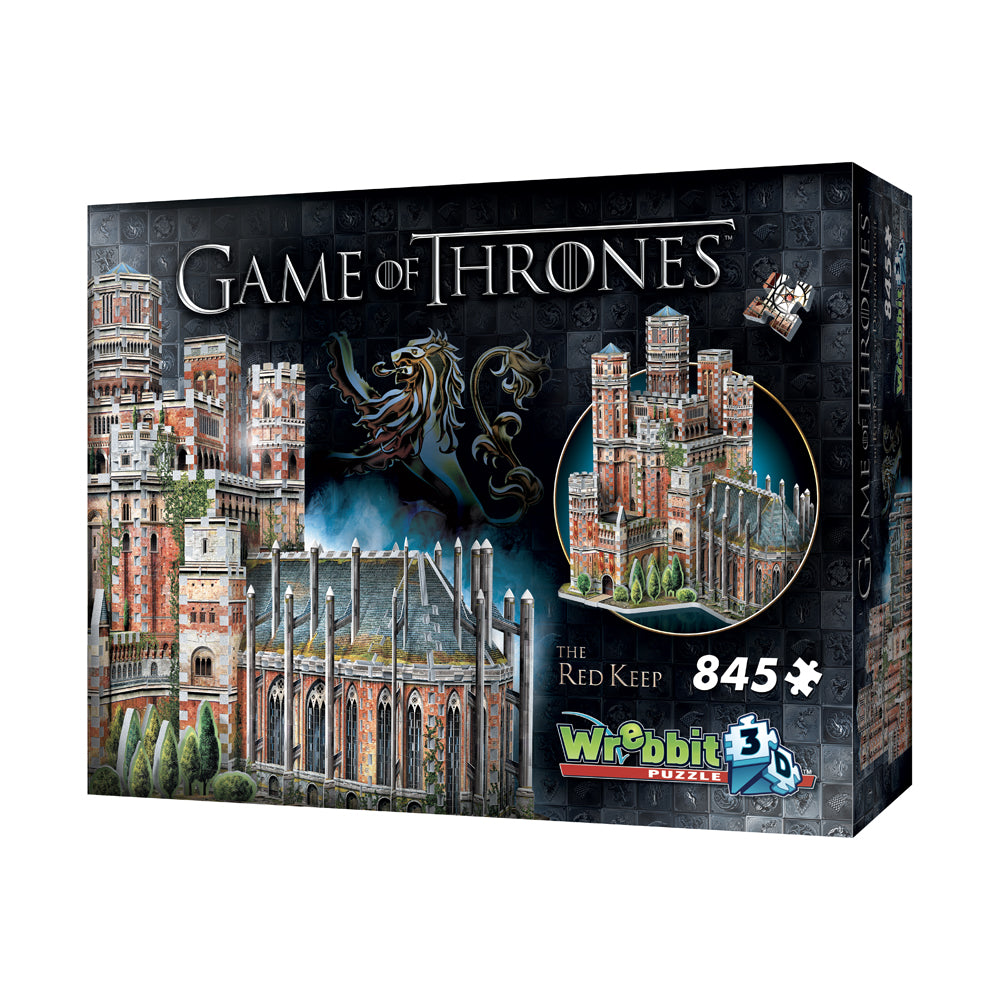 Alternative view of Wrebbit Game of Thrones The Red Keep 3D Puzzle, 845 Pieces