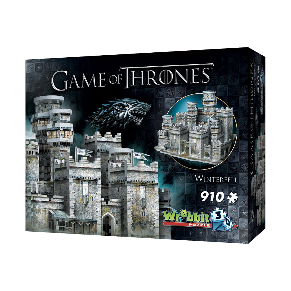 Alternative view of Wrebbit Game of Thrones Winterfell 3D Puzzle, 910 Pieces