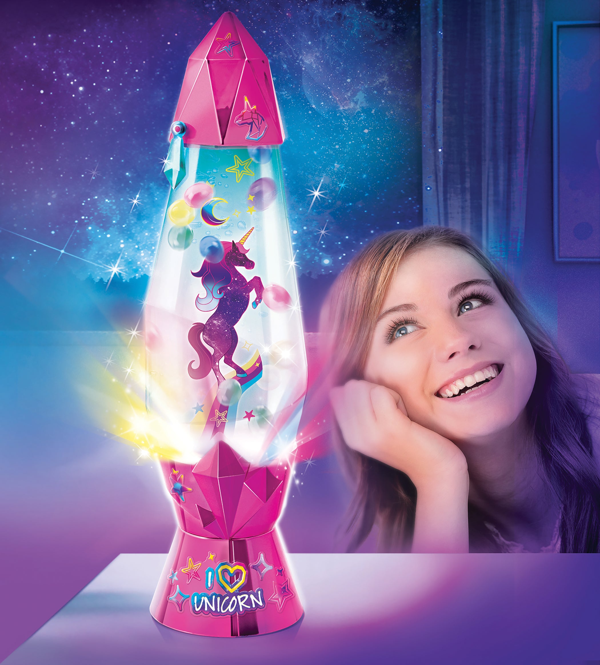 Collections Etc DIY Customizable LED Lava Lamp Kit