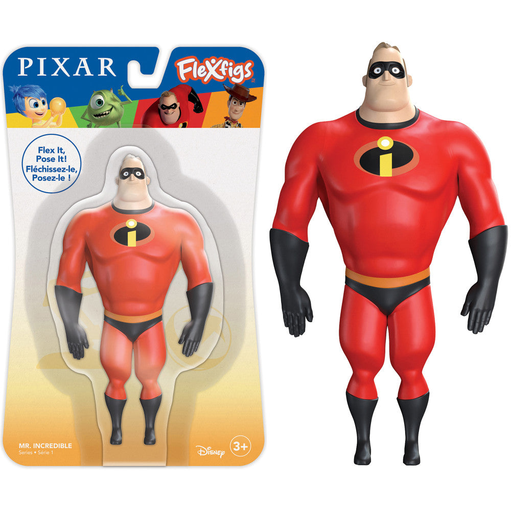 FleXfigs Pixar Woody & Mr. Incredible Dynamic Duo Action Figures