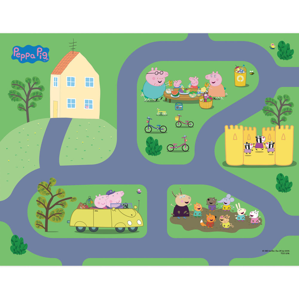 Peppa Pig Imaginmat Deluxe: Interactive Floor Playmat & Toy Car