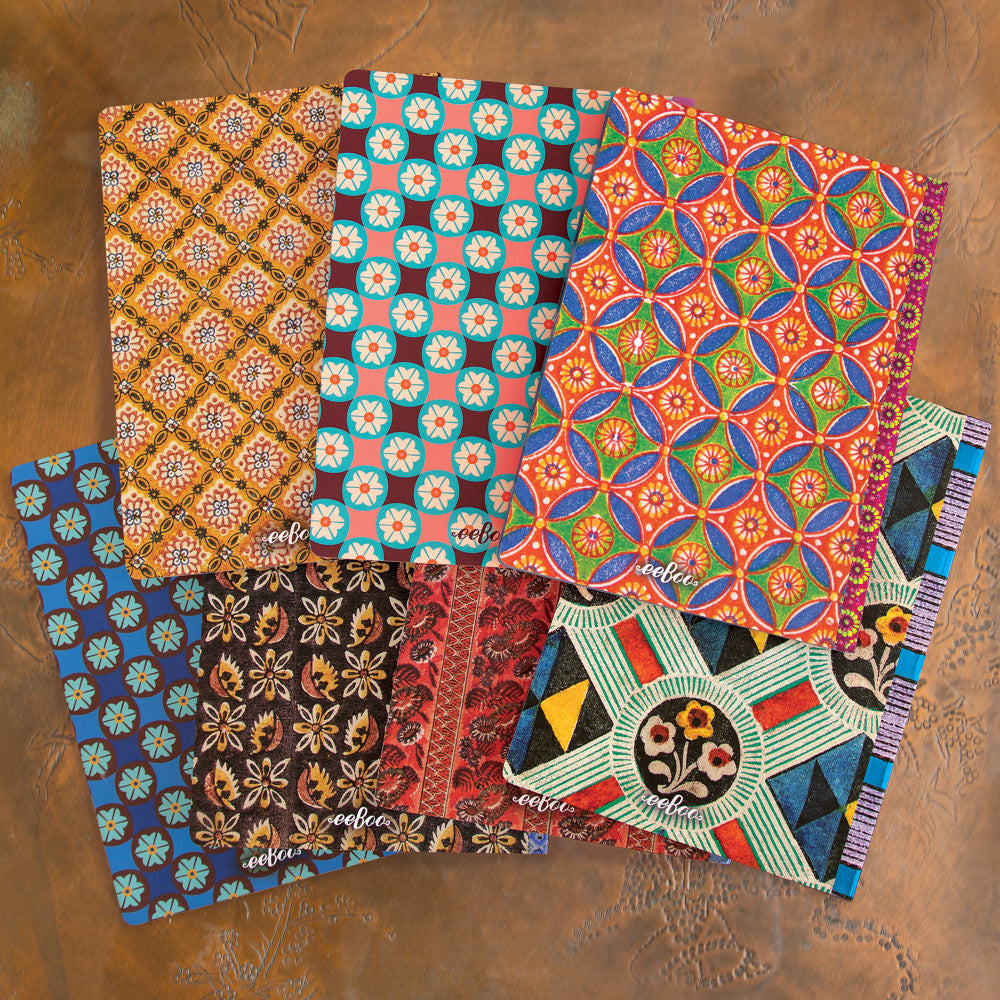 eeBoo Piece & Love Luisa's Pattern - Colorful Gilded Journal - Image 5