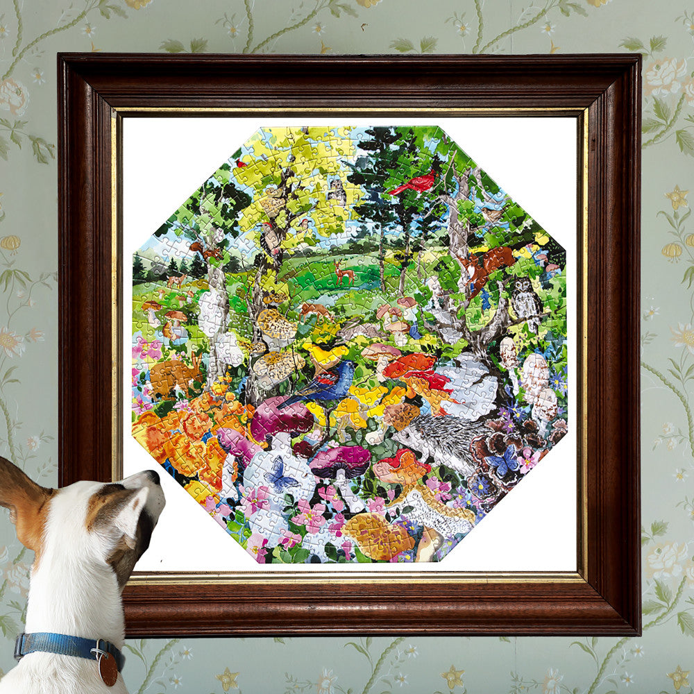 eeBoo Piece & Love Edible Mushrooms 500-Piece Puzzle - Image 5