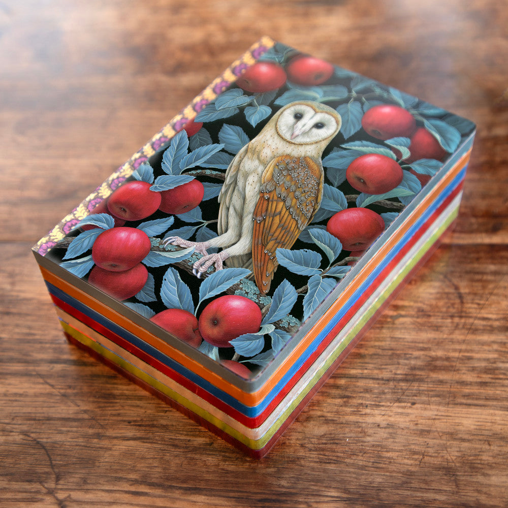eeBoo Piece & Love Barn Owl Gilded Journal - Hardcover Diary - Image 4