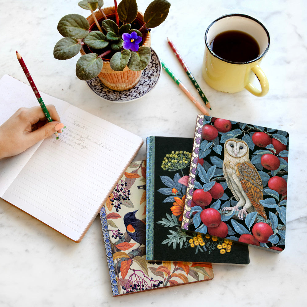 eeBoo Piece & Love Barn Owl Gilded Journal - Hardcover Diary - Image 5
