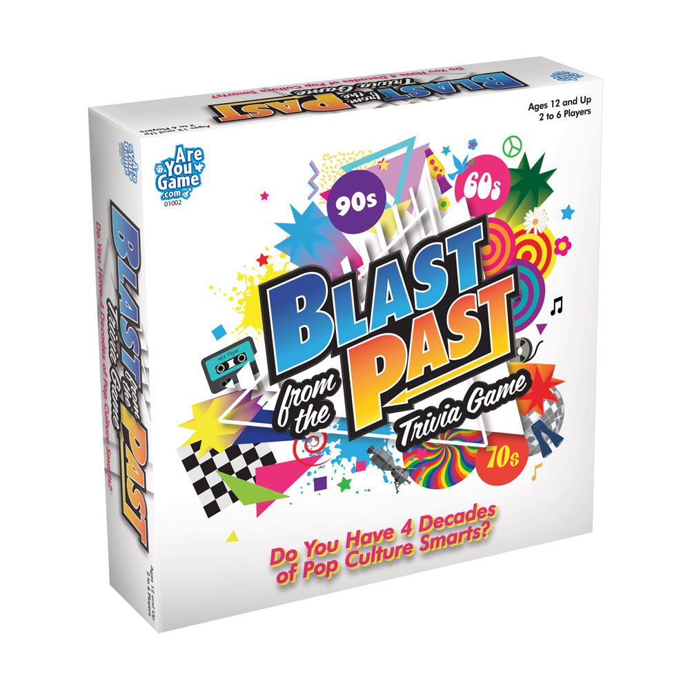 Alternative view of Blast from the Past Decades Trivia Board Game