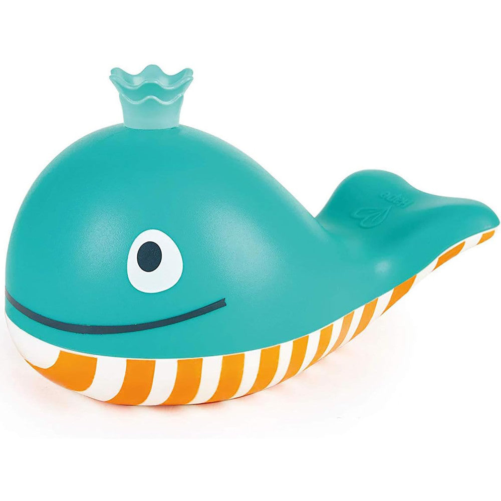 Hape Bubble Blowing Whale - Blue & Yellow Bath Toy