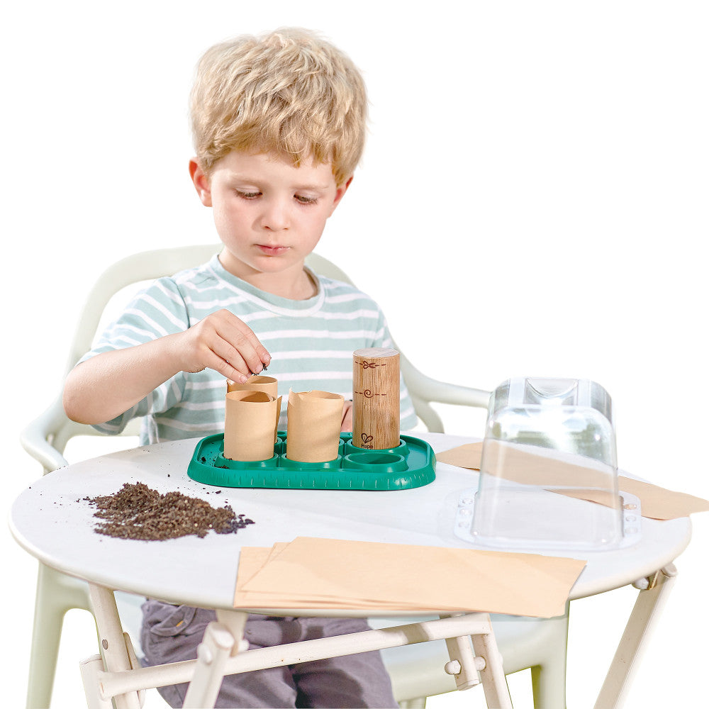 Hape Nature Fun Growing Gardeners Greenhouse Kit, Kids Ages 4+ - Image 6