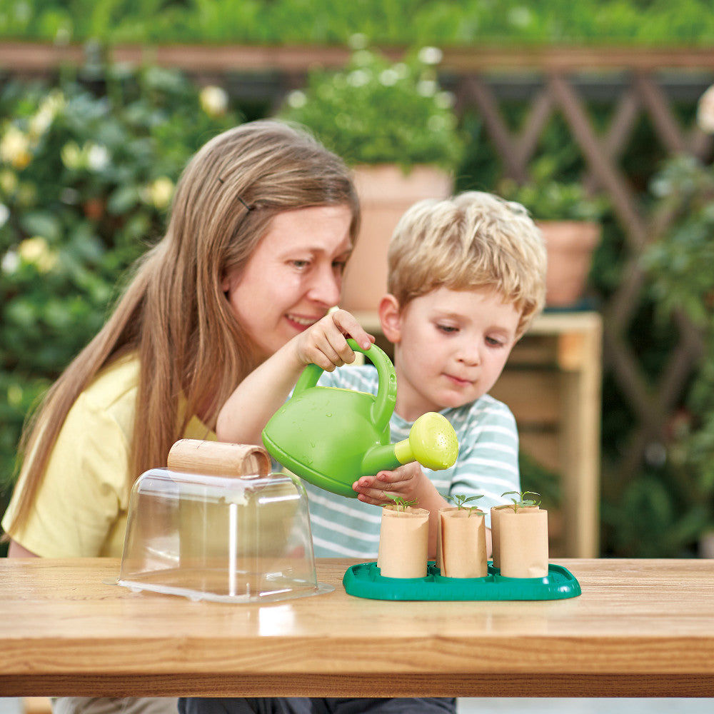 Hape Nature Fun Growing Gardeners Greenhouse Kit, Kids Ages 4+ - Image 7