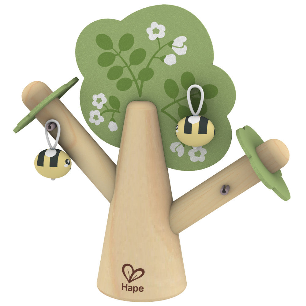 Alternative view of Hape 10pc Honey Bees Picnic Wooden Playset – Nature Exploration