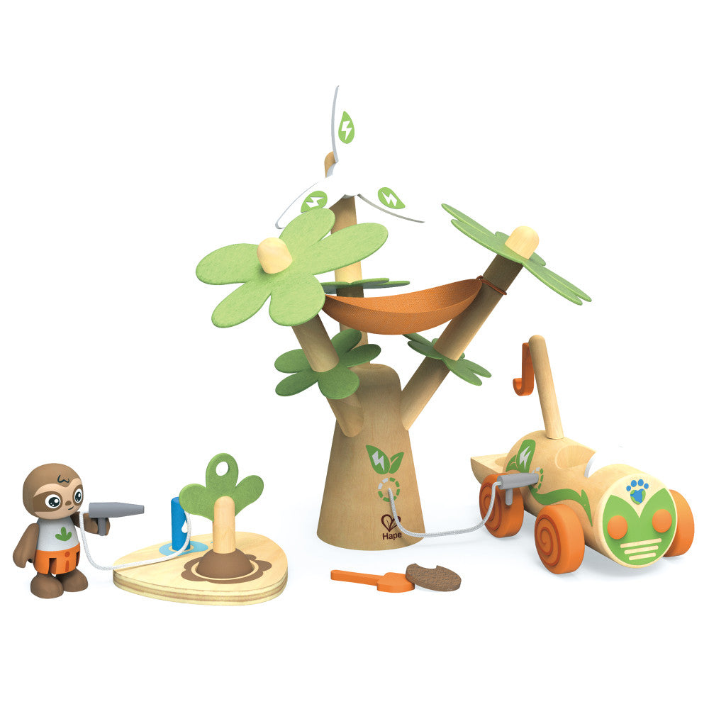 Hape Tree Planting E-Car: Eco-Friendly Playtime Adventure