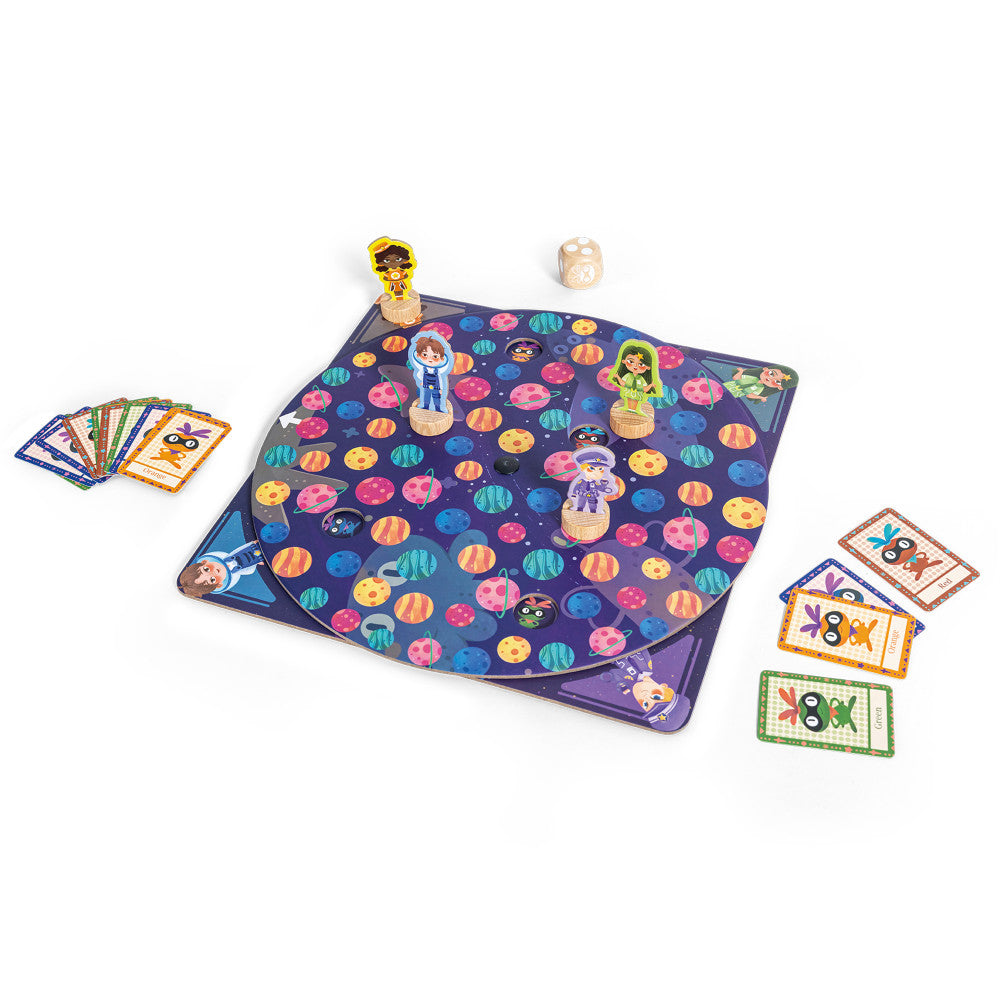 Hape Planetary Pursuit Space-Themed Board Game - Image 2