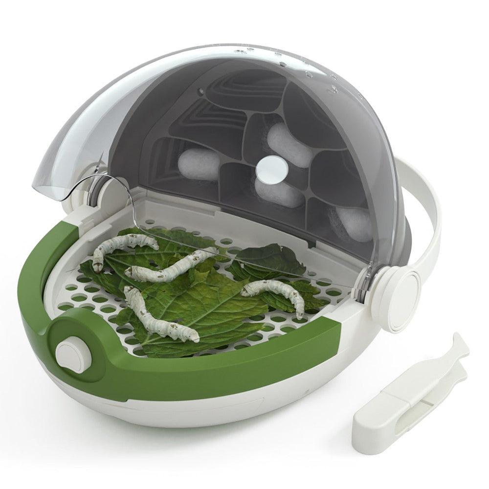 Hape Science Can Silkworm Growth Station Kit - Observe Lifecycle