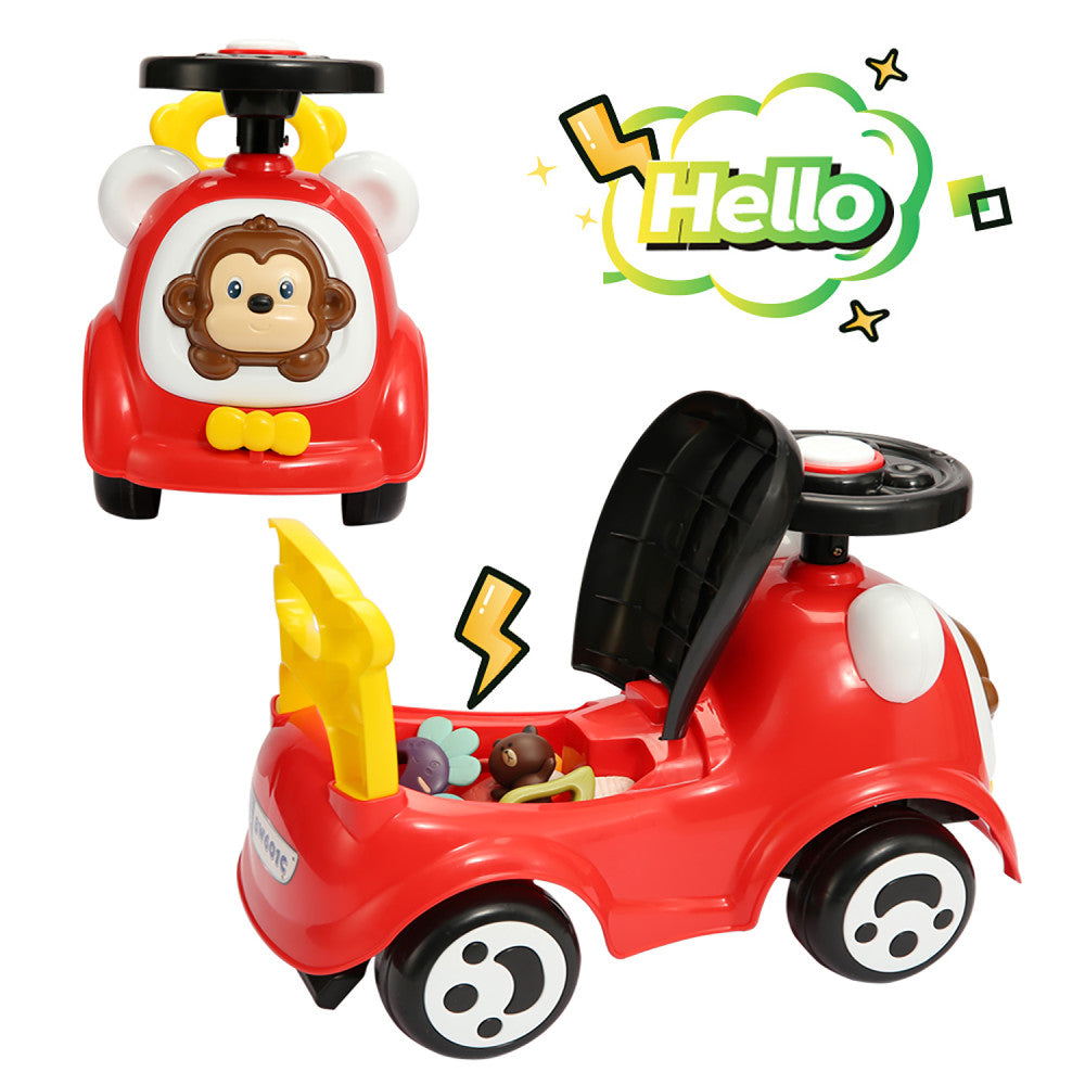 Alternative view of Trimate Interactive Toddler Ride-On Car with Music and Horn, Ages 1-3