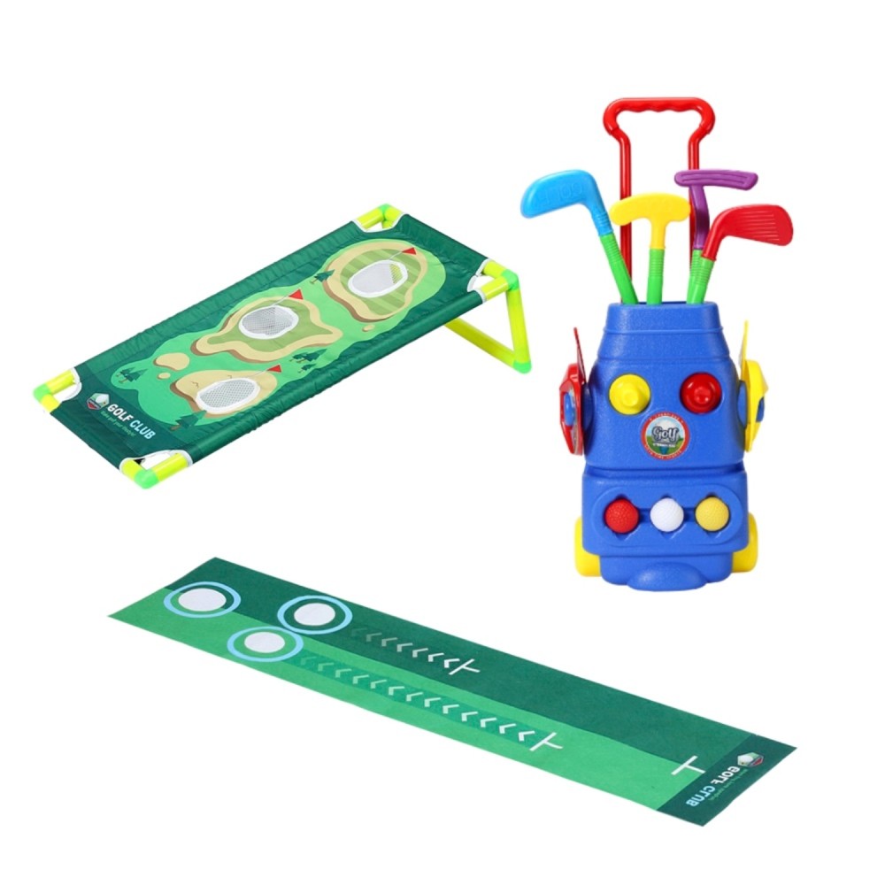 Trimate 2-in-1 Toddler Golf & Cornhole Set - Indoor/Outdoor Sports Fun
