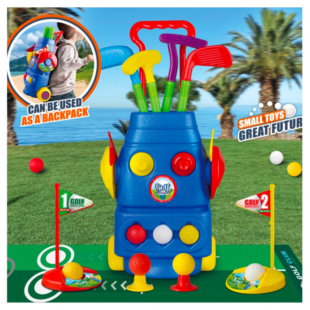Alternative view of Trimate 2-in-1 Toddler Golf & Cornhole Set - Indoor/Outdoor Sports Fun