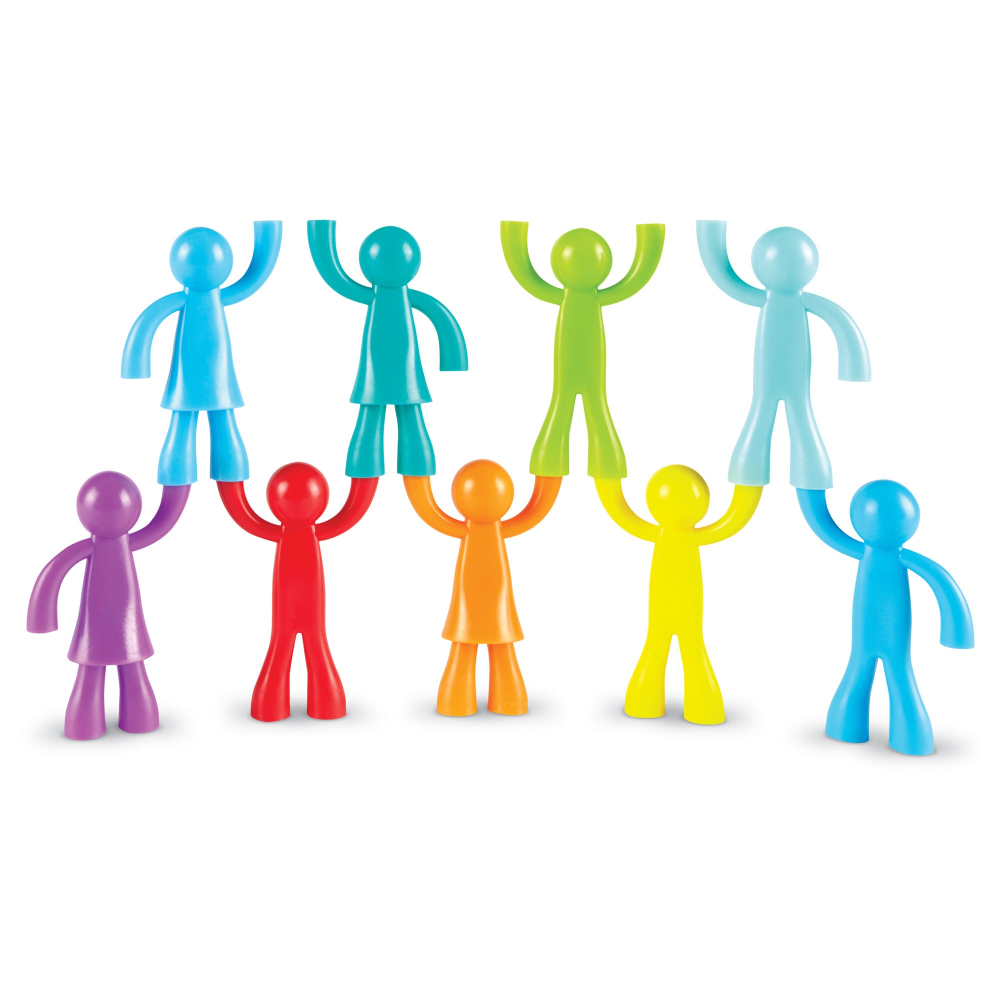 Learning Resources All About Me Buddy Builders - Colorful Stacking Figures - Set of 32 - Image 3