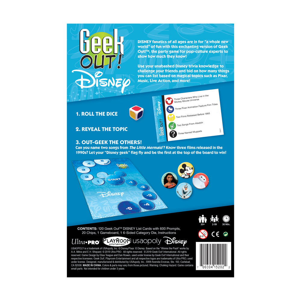 Disney Geek Out! Trivia Board Game - Image 3