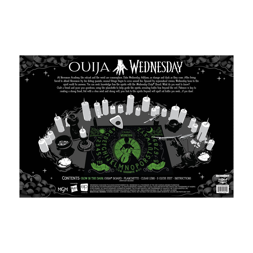 Alternative view of Wednesday Edition Ouija Board Game by USAopoly