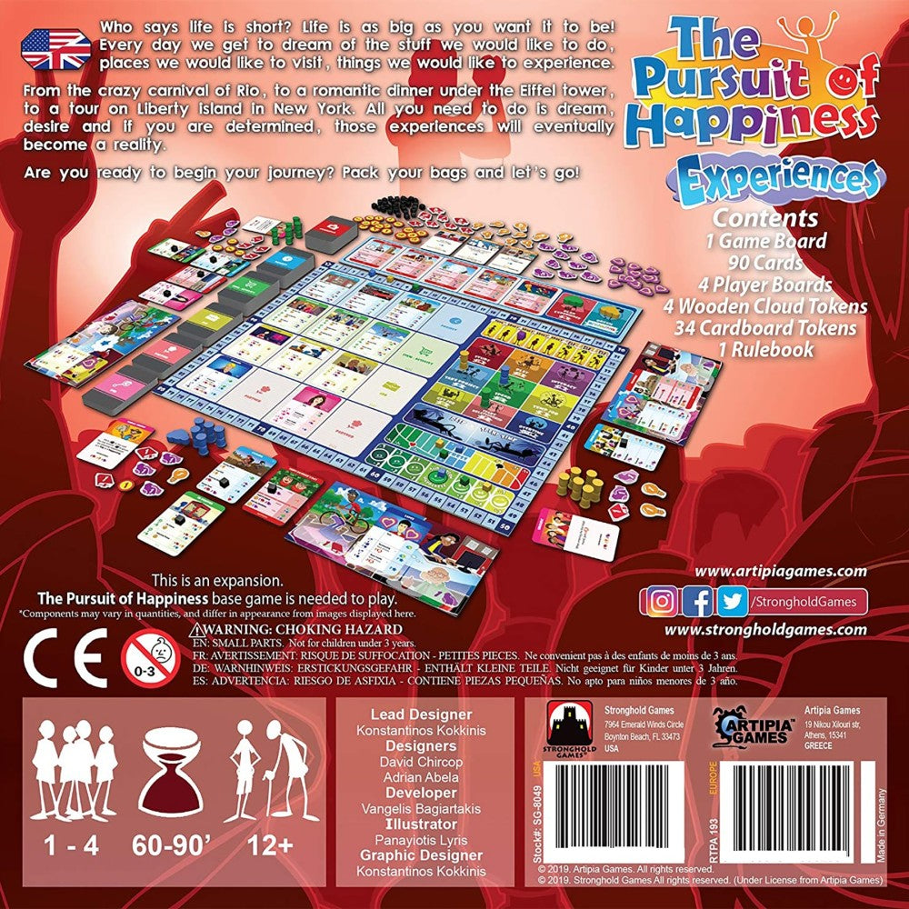 The Pursuit of Happiness: Experiences Expansion Board Game - Image 2