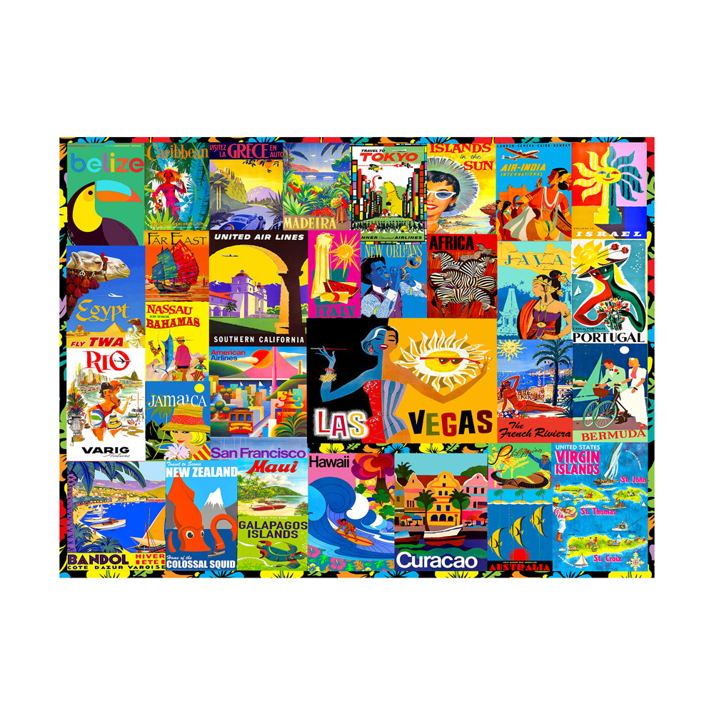 Alternative view of Willow Creek Press Exotic Travels Jigsaw Puzzle - 1000 pc