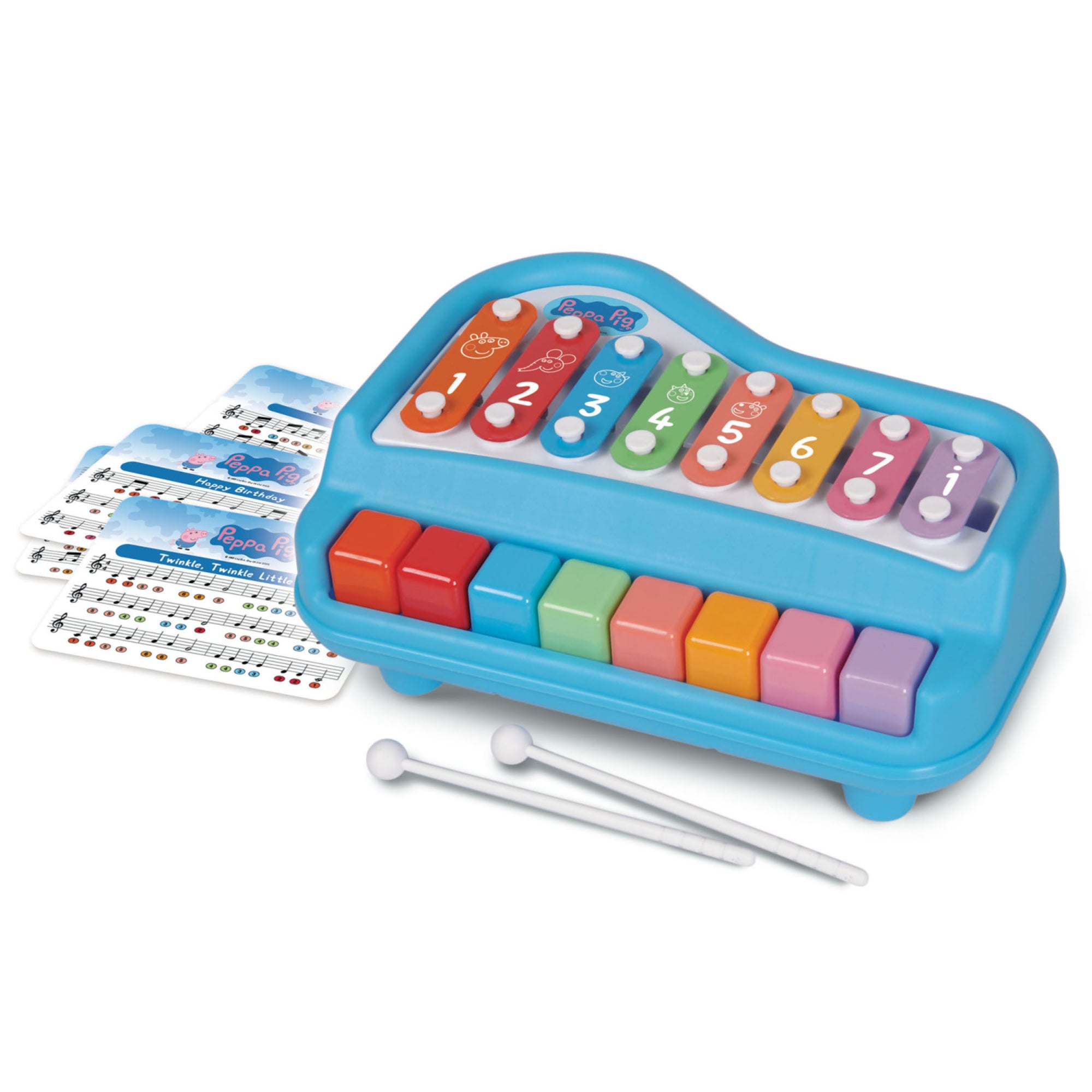 Alternative view of Peppa Pig 2-in-1 Play Along Piano & Xylophone Musical Toy