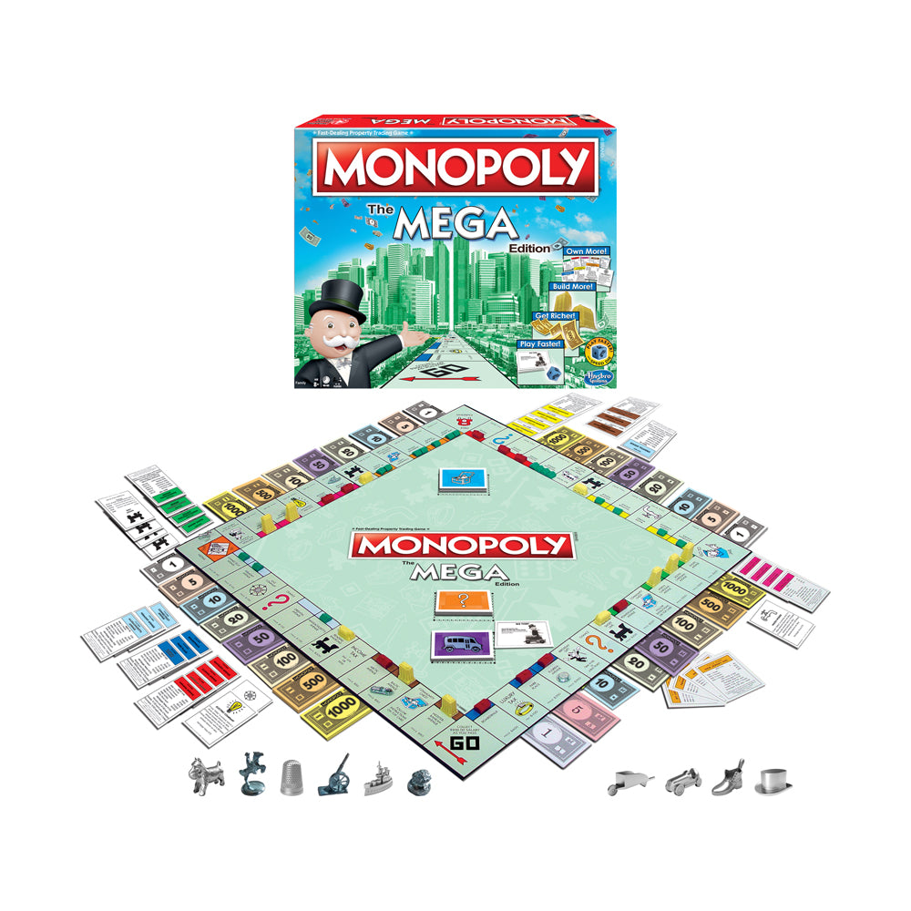 Monopoly The Mega Edition: Fast-Dealing Property Trading Board Game - Image 2