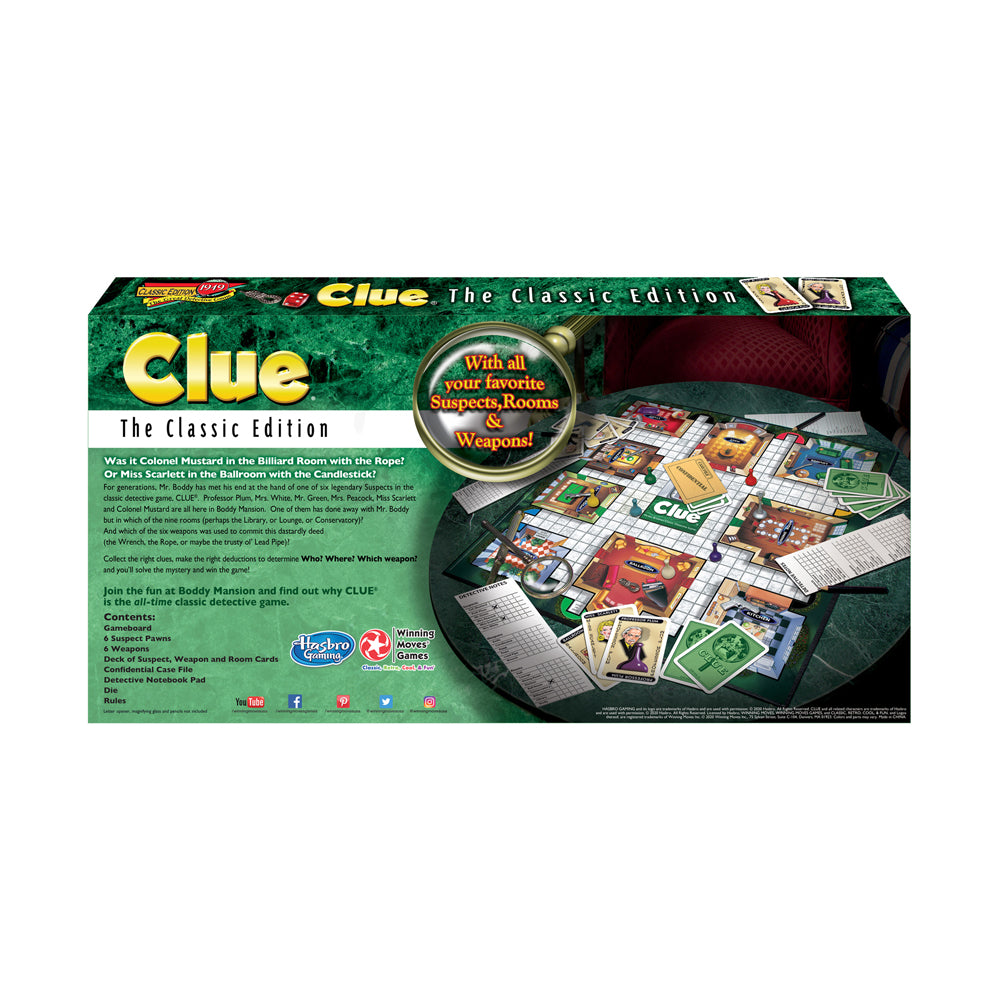 Clue Classic Edition Board Game by Winning Moves - Image 3