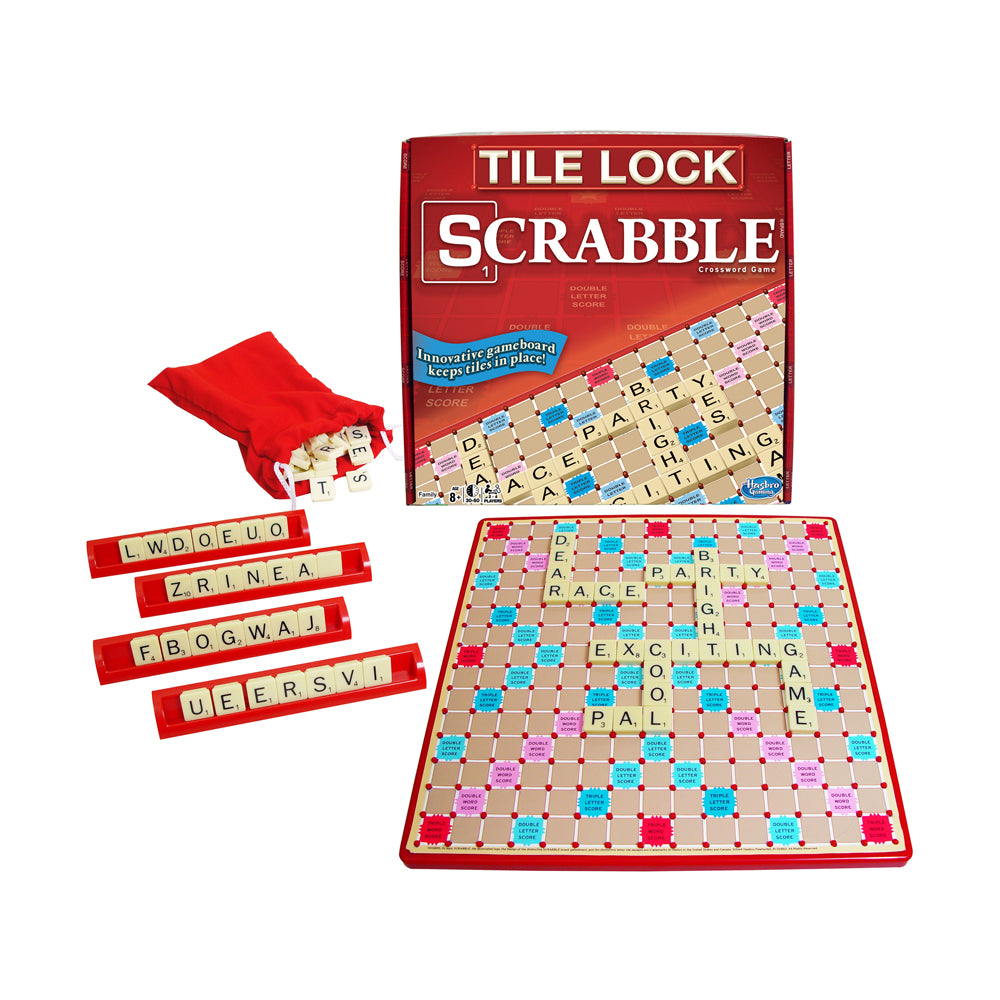 Alternative view of Tile Lock Scrabble Portable Edition Board Game