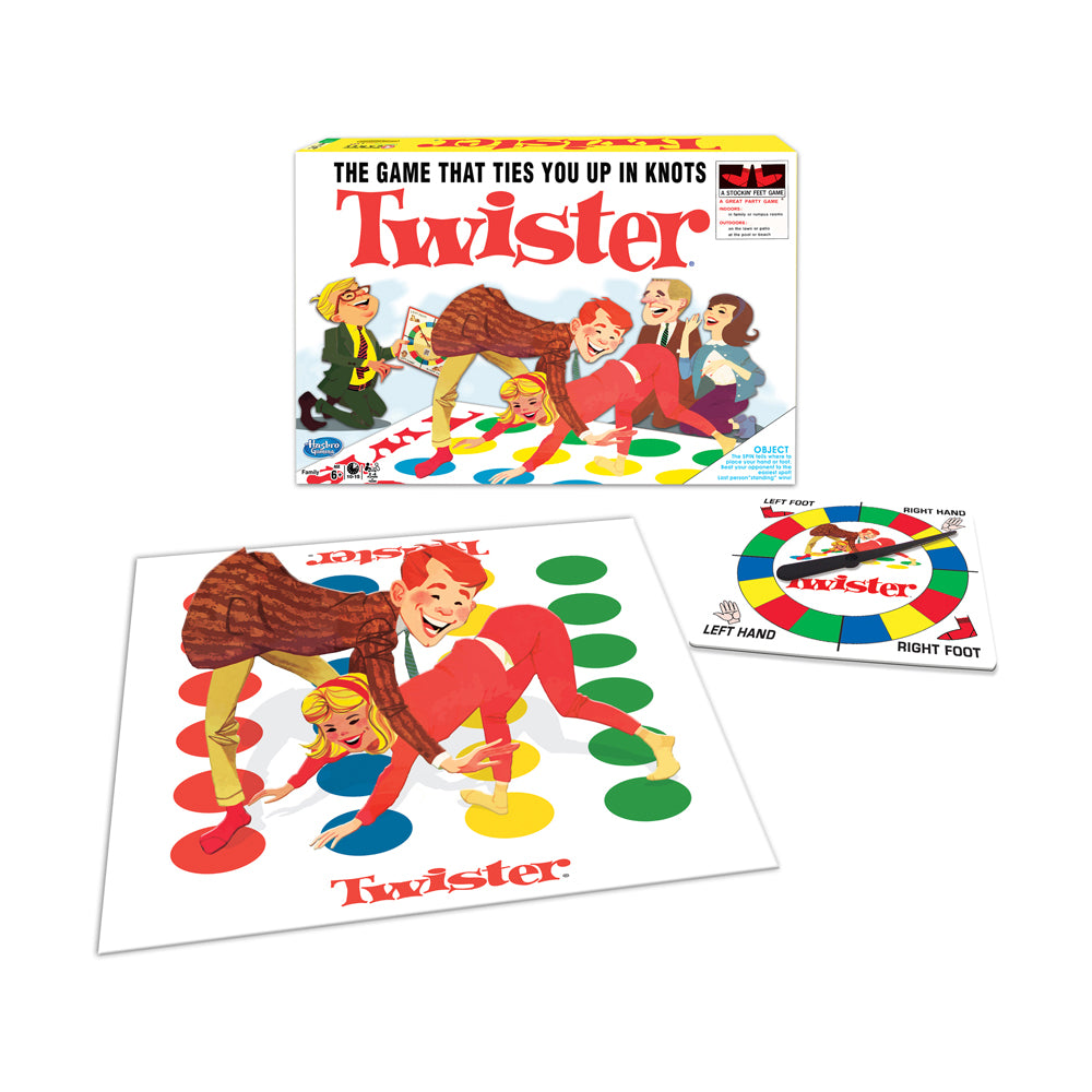 Alternative view of Classic Twister Family Party Game by Winning Moves