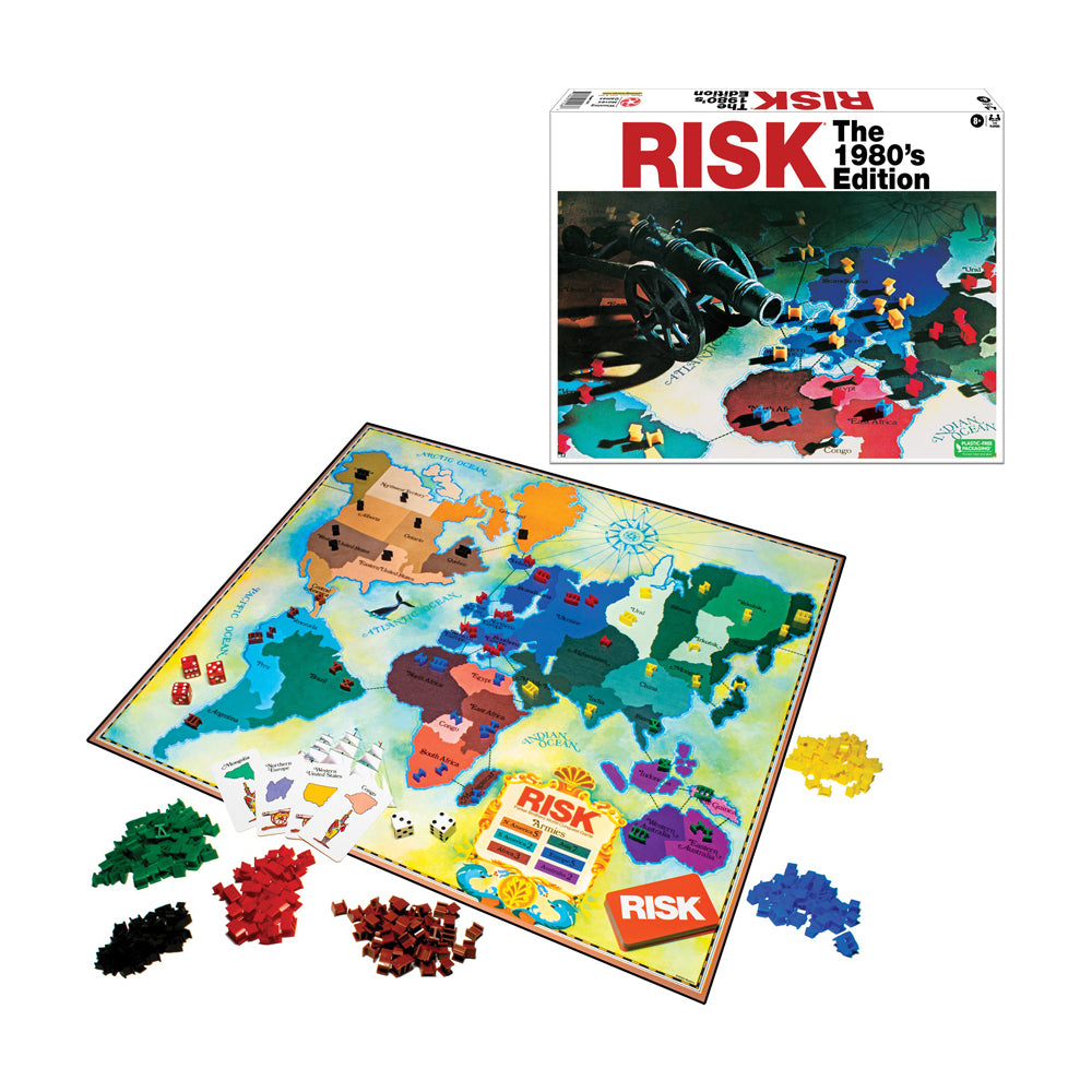 Risk 1980's Edition Classic Strategy Board Game - Image 2