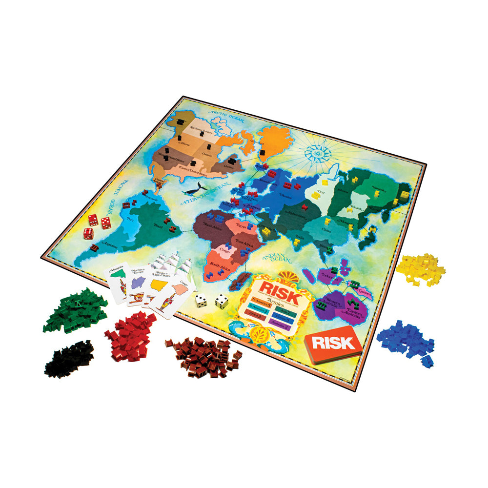 Risk 1980's Edition Classic Strategy Board Game - Image 3