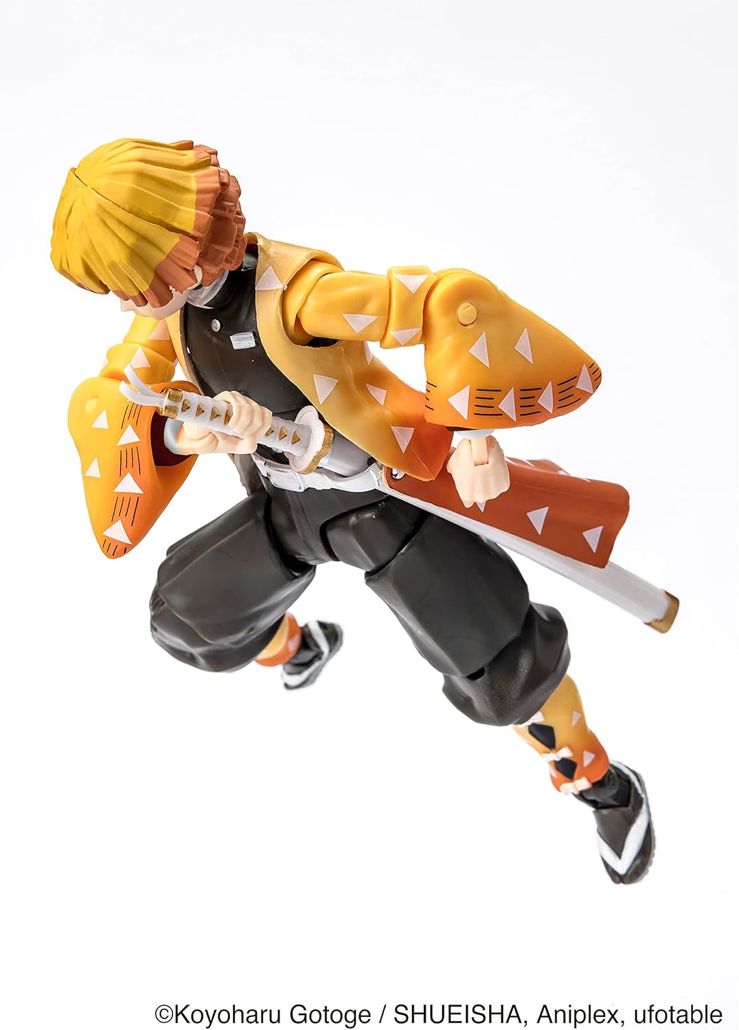 Alternative view of Bandai Ultimate Legends HD Zenitsu Agatsuma 5 Inch Action Figure - Demon Slayer Series