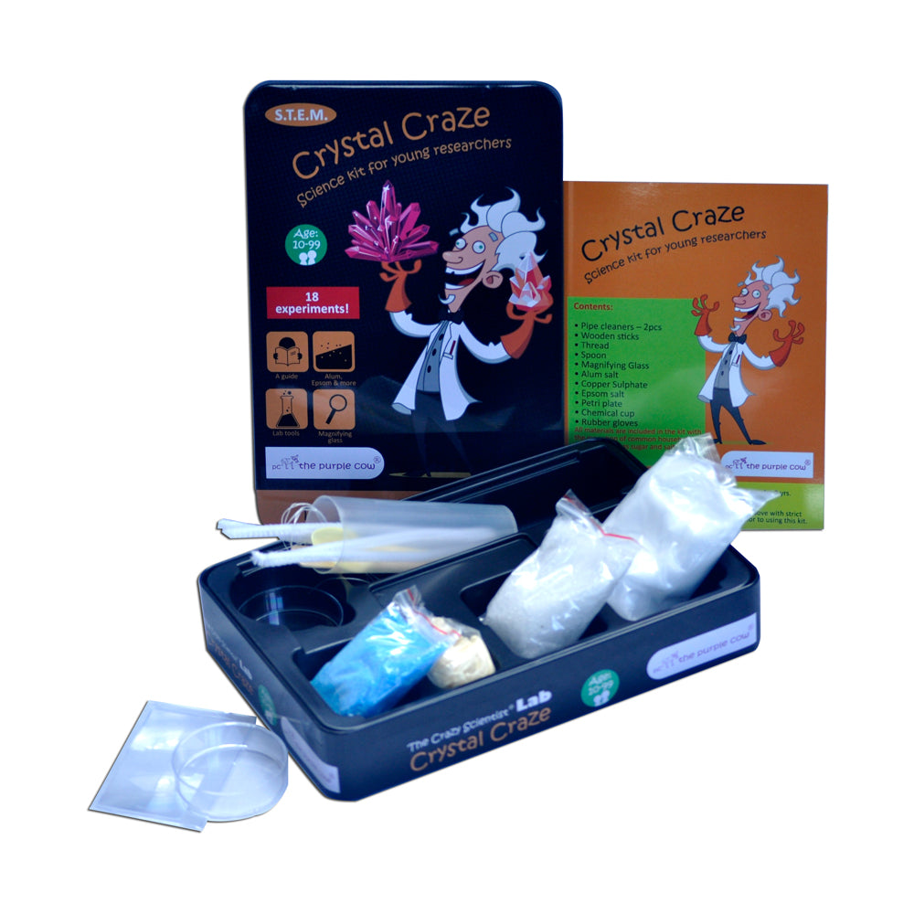 Alternative view of The Purple Cow The Crazy Scientist Lab Crystal Growing Kit