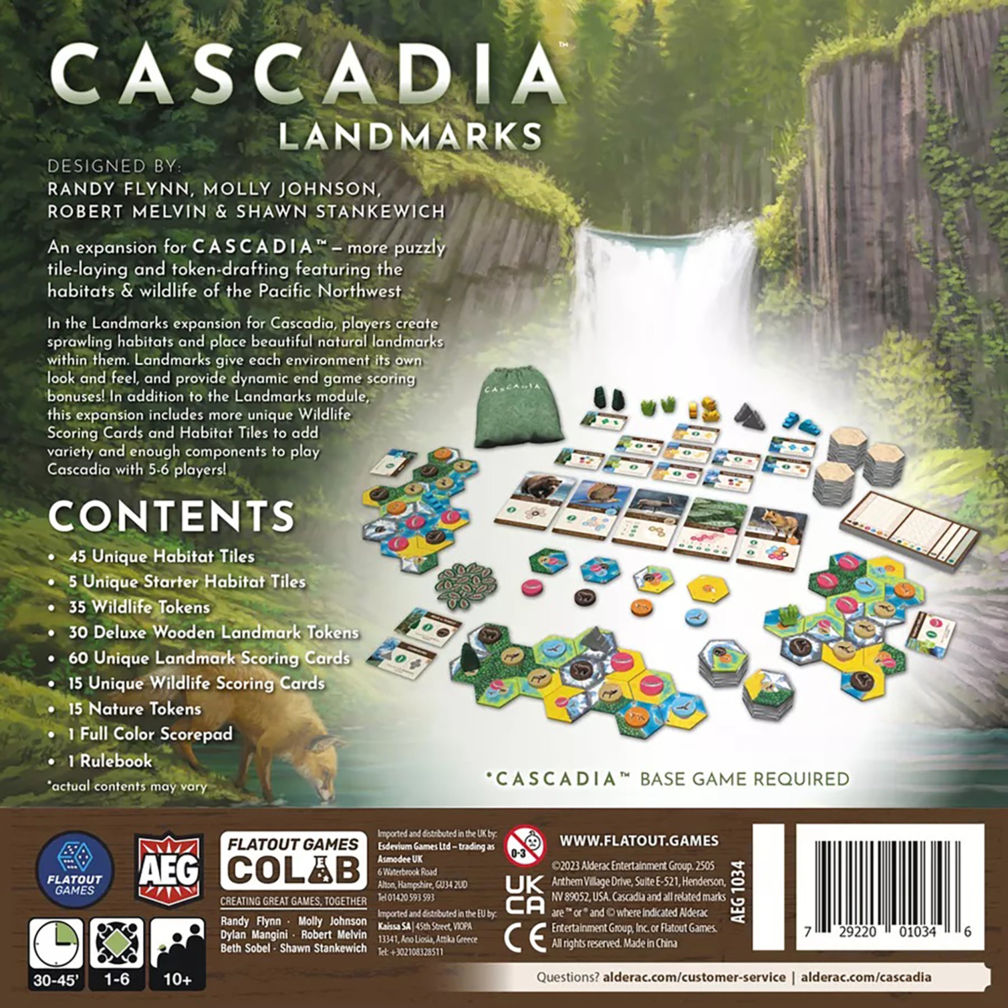 Cascadia Landmarks Expansion Board Game - Puzzle & Tile Placement - Image 3