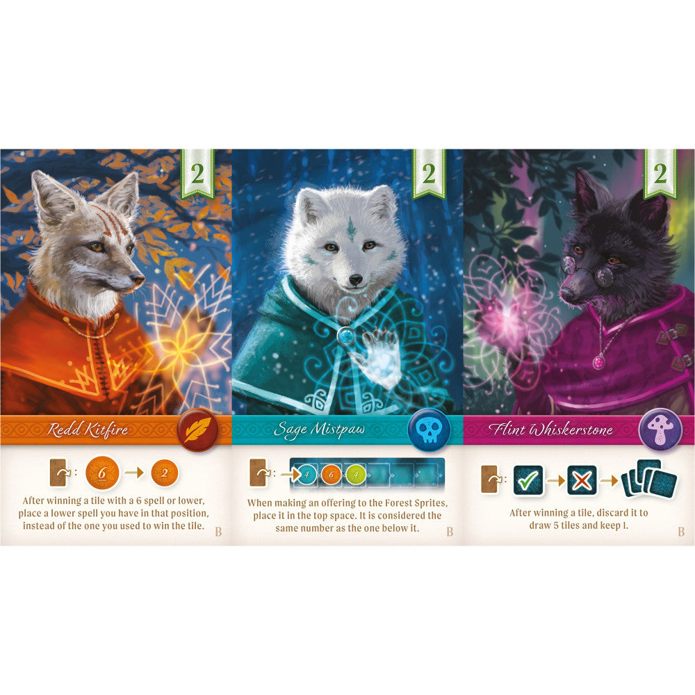 Alternative view of AEG Nocturne: Enchanted Fox Mystic Board Game for Families