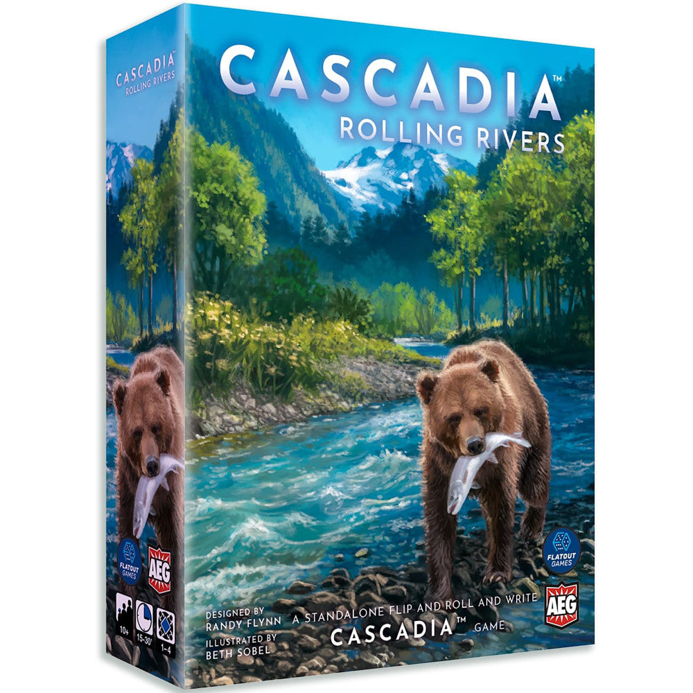 AEG: Cascadia: Rolling Rivers - Dynamic Dice Habitat Game
