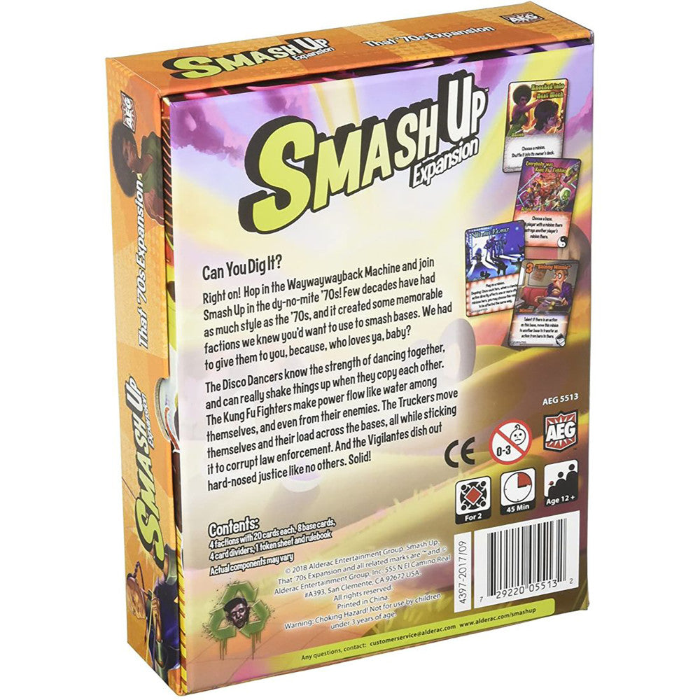 Alternative view of Smash Up: That 70s Expansion - Strategy Card Game