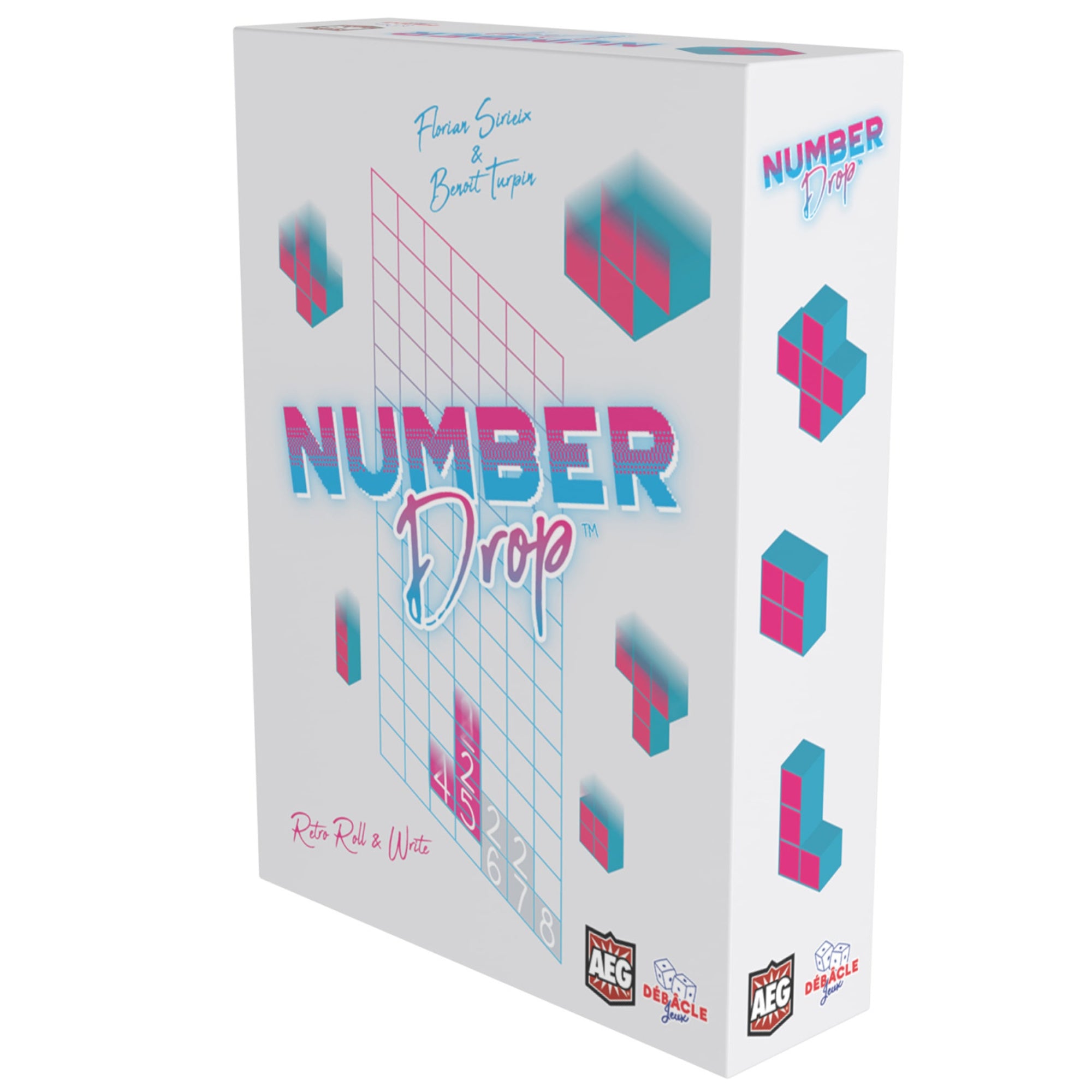 Number Drop Retro Edition Roll & Write Strategy Game - Image 8