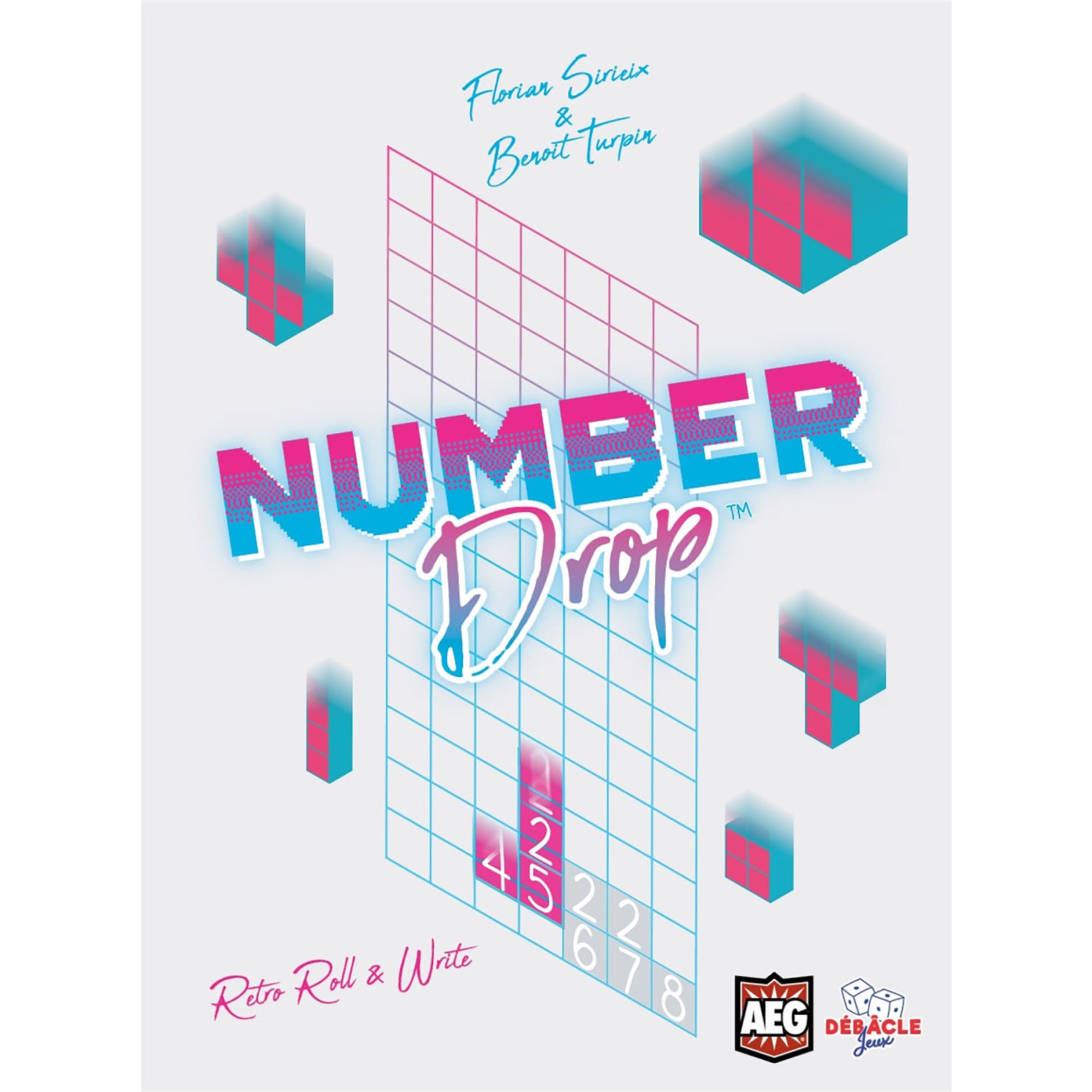 Number Drop Retro Edition Roll & Write Strategy Game - Image 9