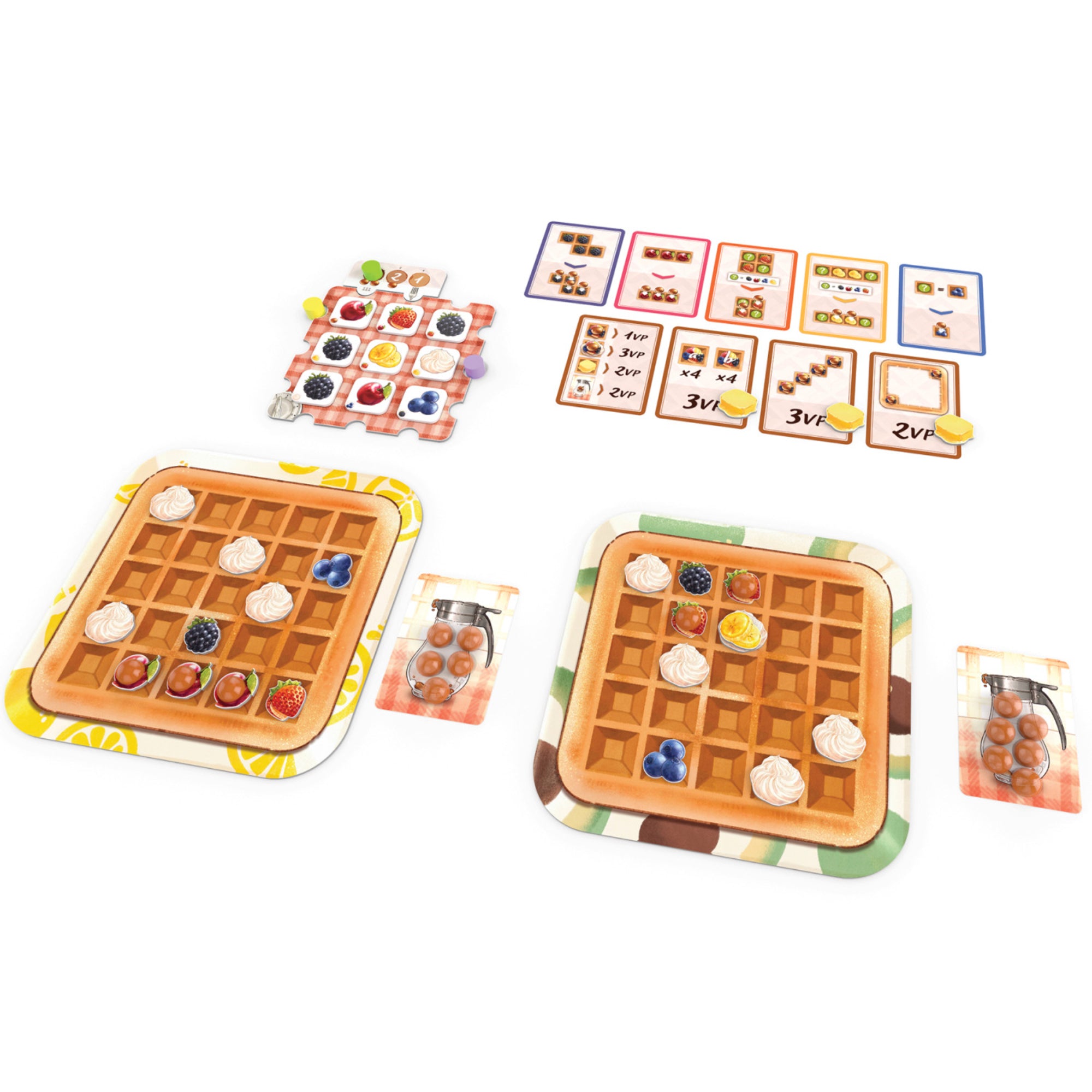 Waffle Time Family Tile Placement Strategy Game - Image 3