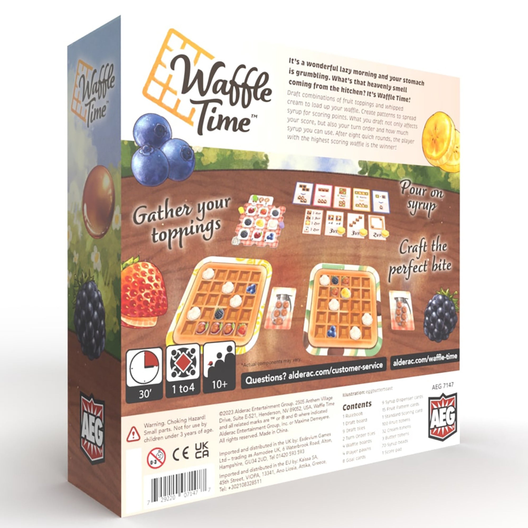 Waffle Time Family Tile Placement Strategy Game - Image 6