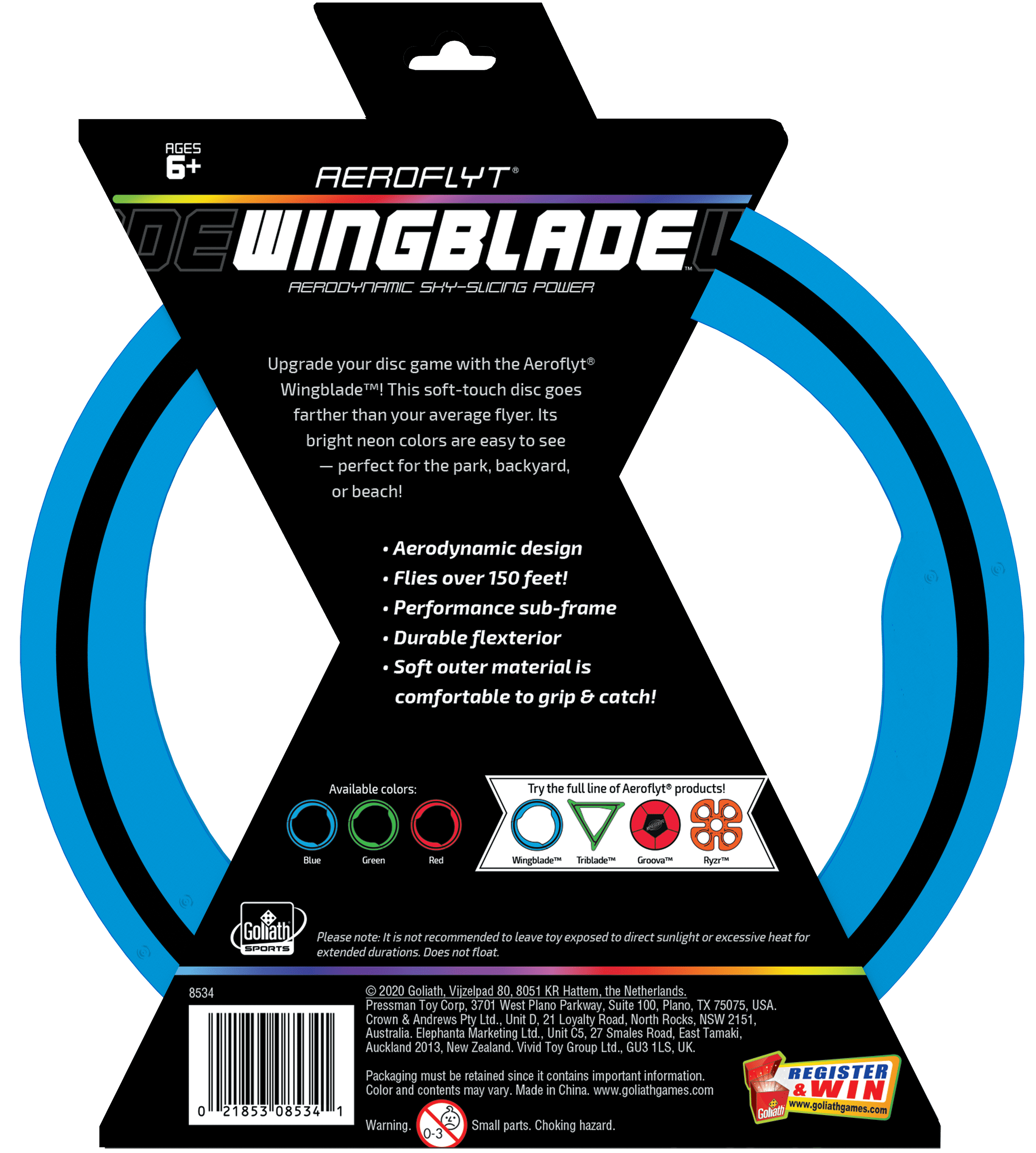 Alternative view of Goliath Sports Aeroflyt Wingblade - Vibrant Yellow